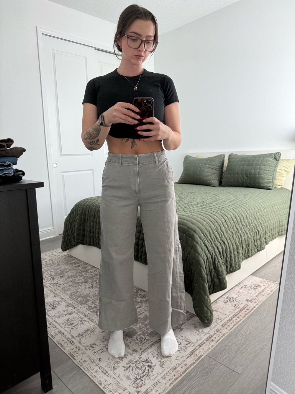Uniqlo Light Gray Casual Jeans